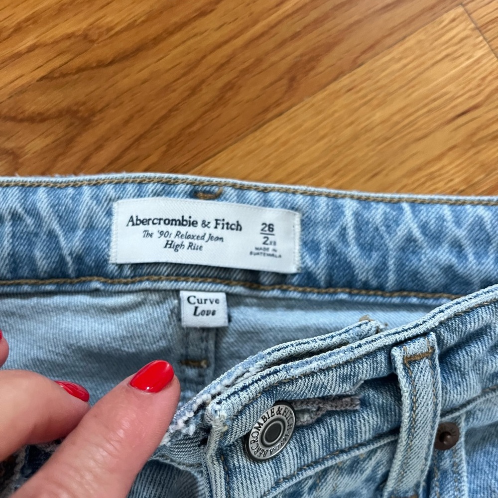 Abercrombie & Fitch Light Blue High Rise Jeans